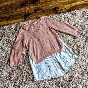🌼Anthropologie Moth Sweater Top Size Medium